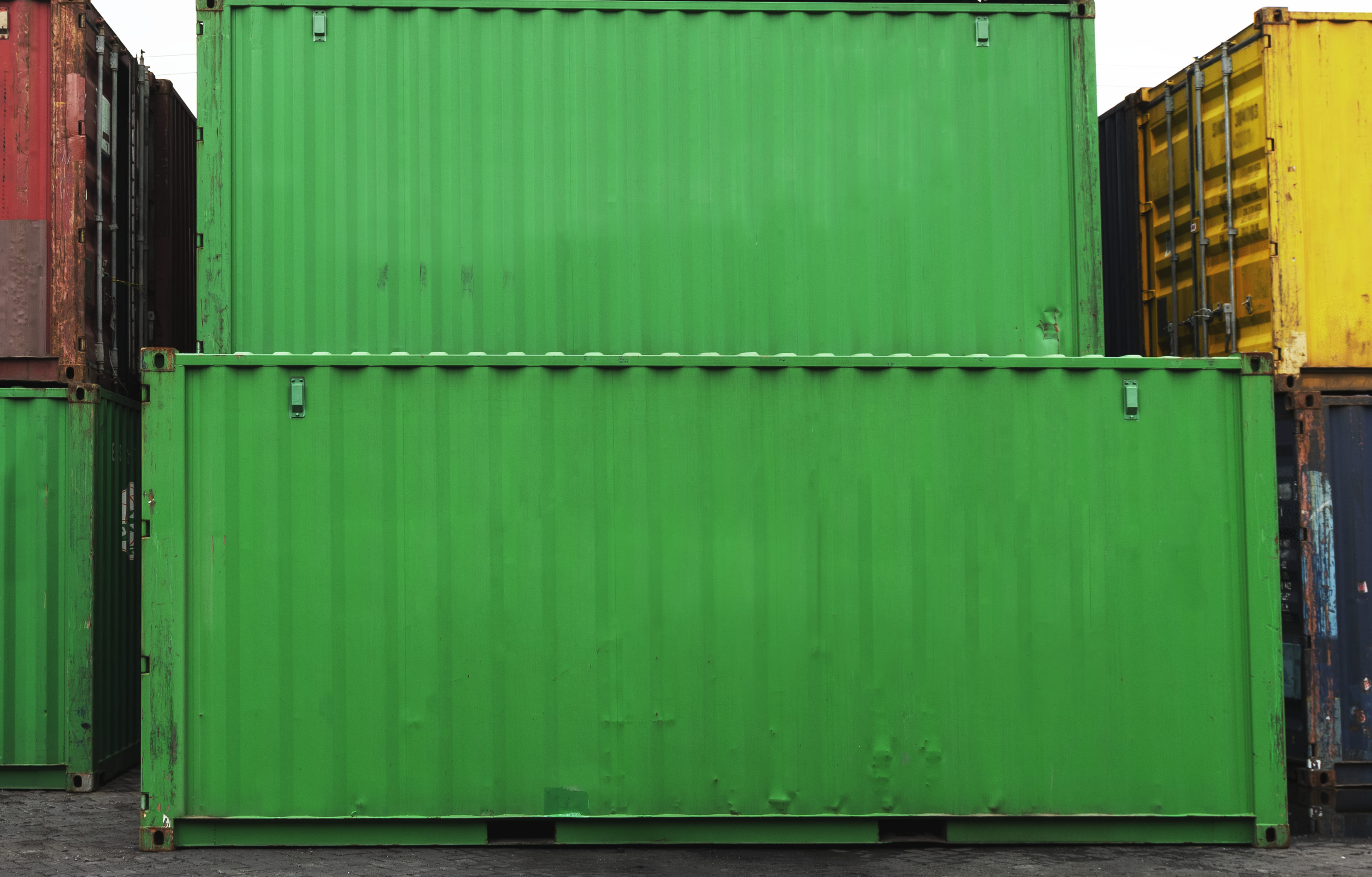 Nachhaltige Logistik: Grüne Container